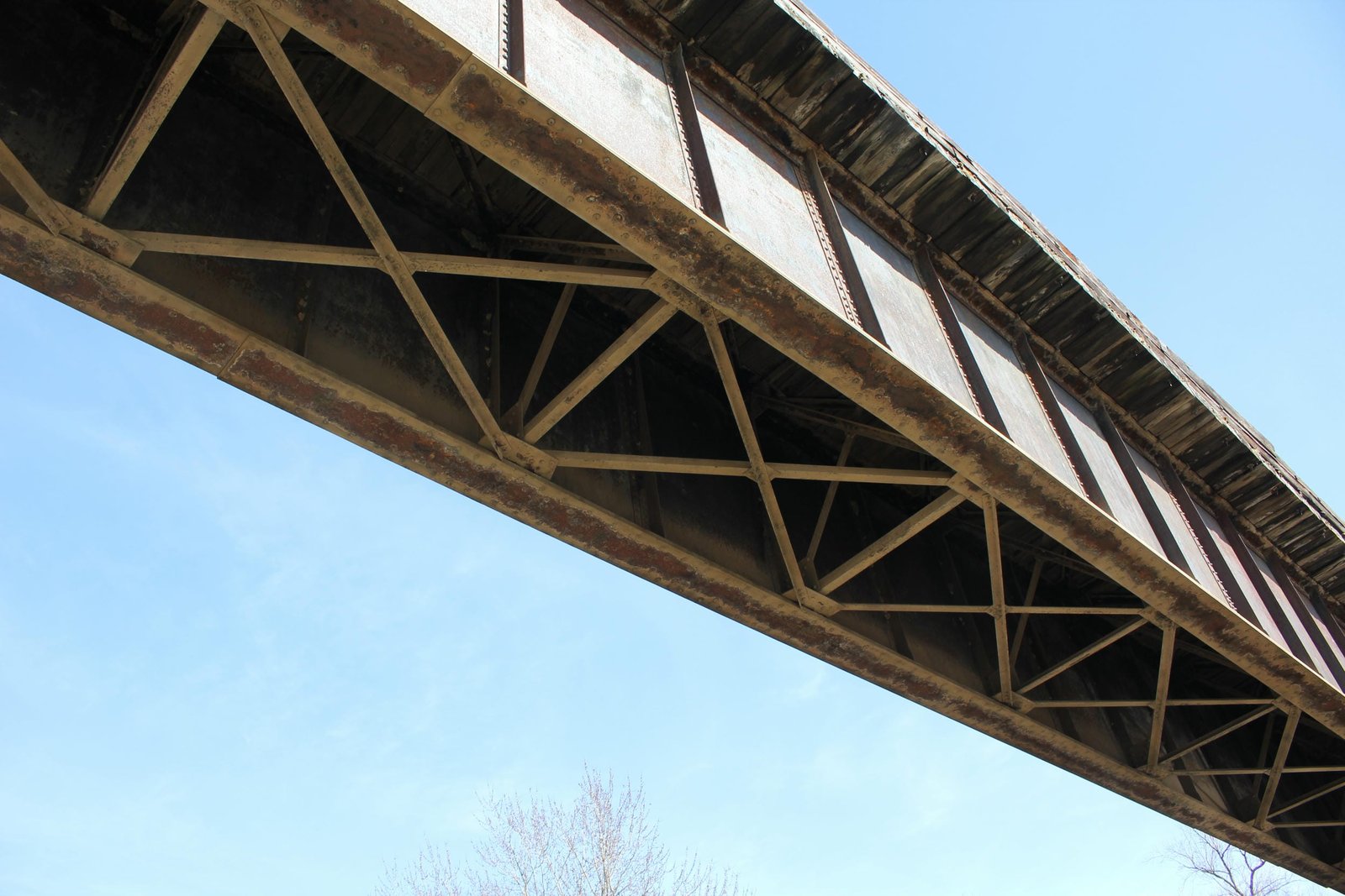Under bridge